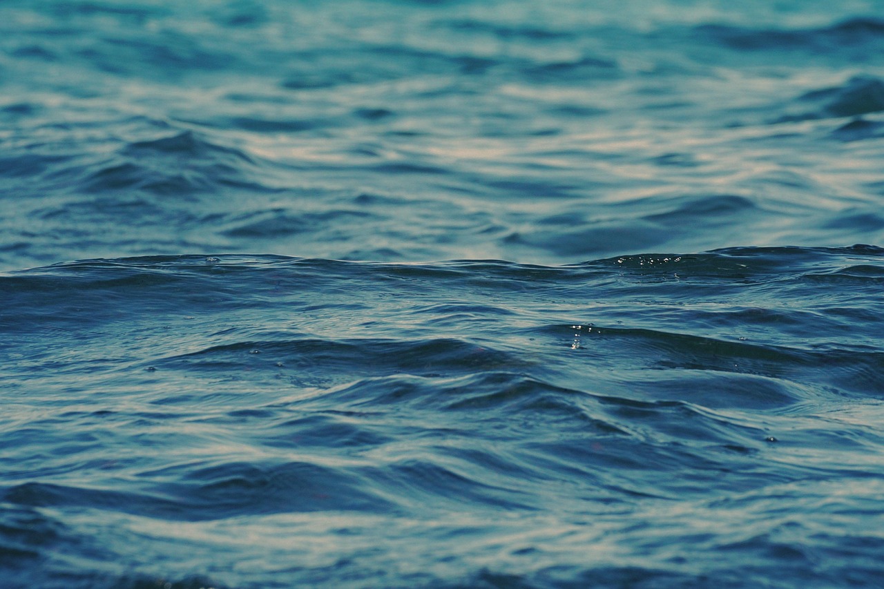 Bewegend water als achtergrond